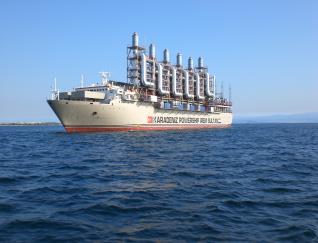 Karadeniz Power Ship  KPS-6 Irem Sultan - 110 MW On Dual Fuel (HFO and Gas Fired)